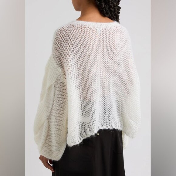 Loewe Anagram open-knit mohair-blend jumper - Picture 3 of 12